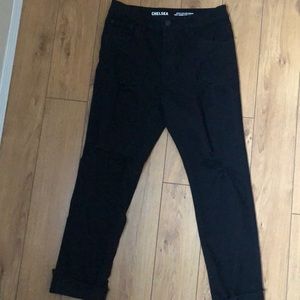 Vintage high rise straight jeans
